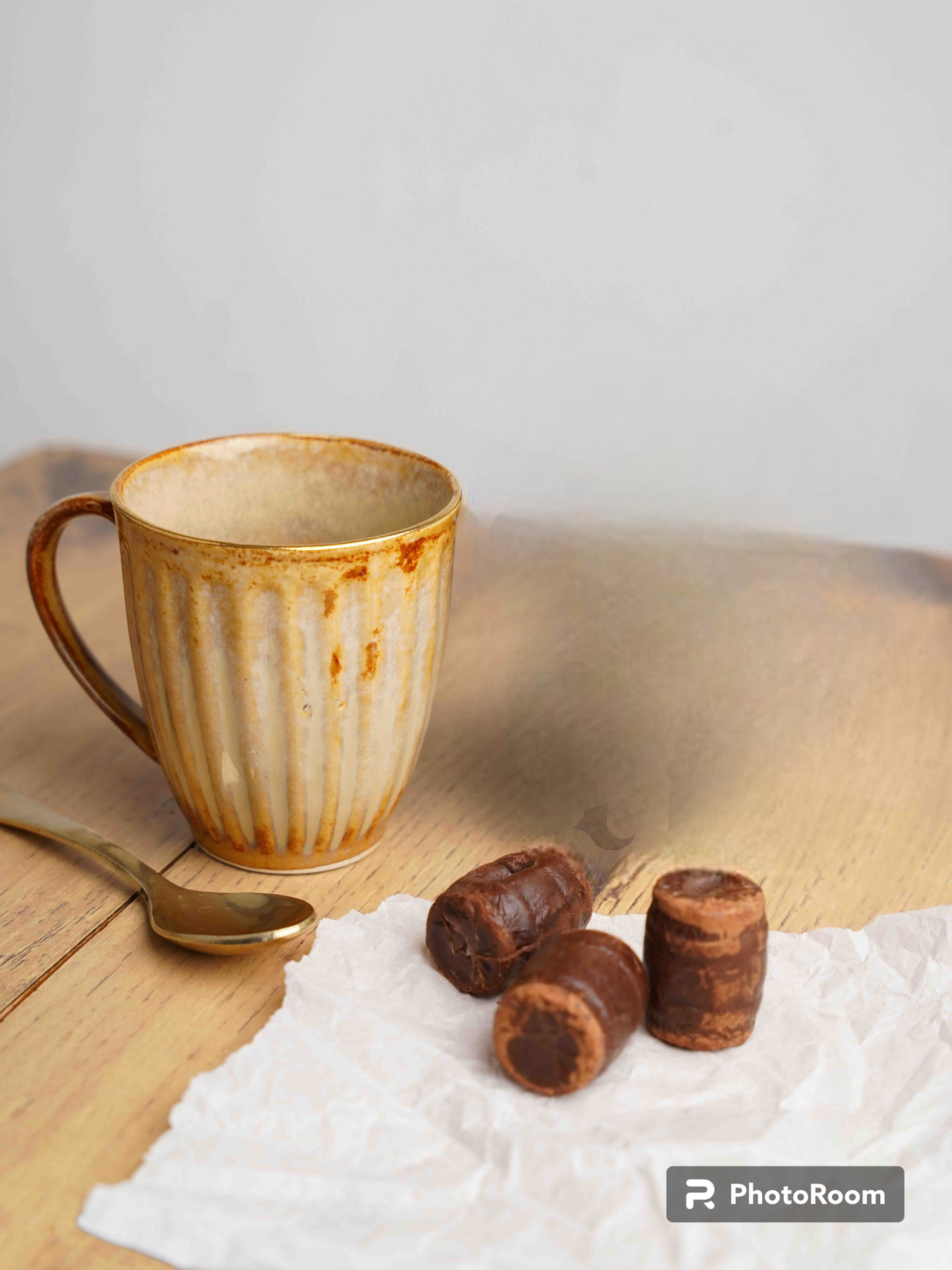 Golden Rod Mug Gift Combo with Rakhi