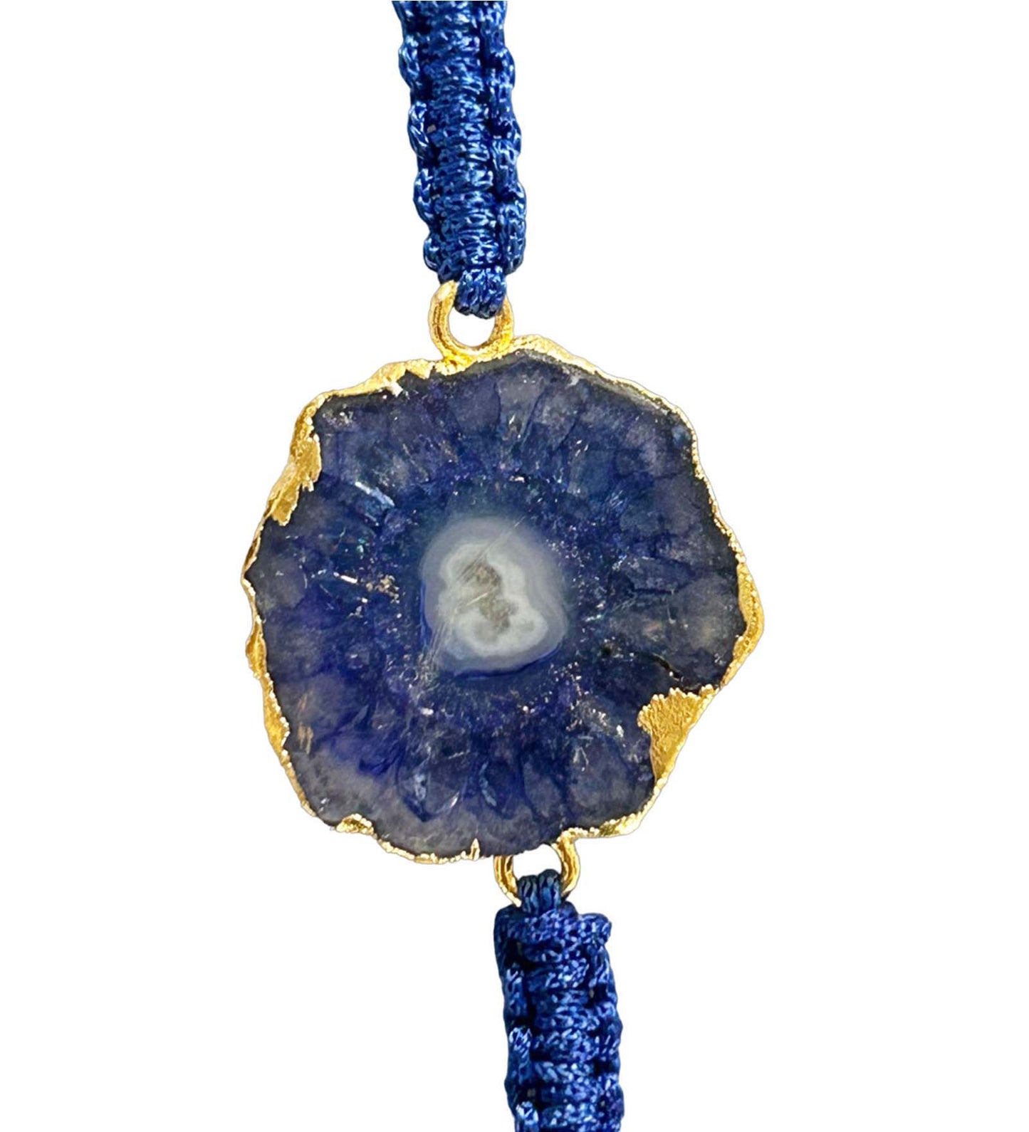 Aqua Gemstone Rakhi with Thread