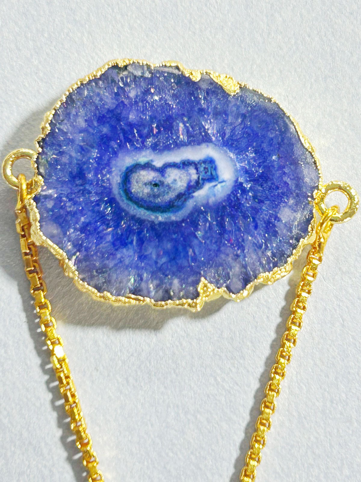 Azure Gemstone Rakhi Bracelet