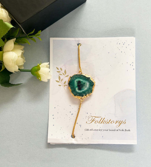 Topaz Gemstone Rakhi