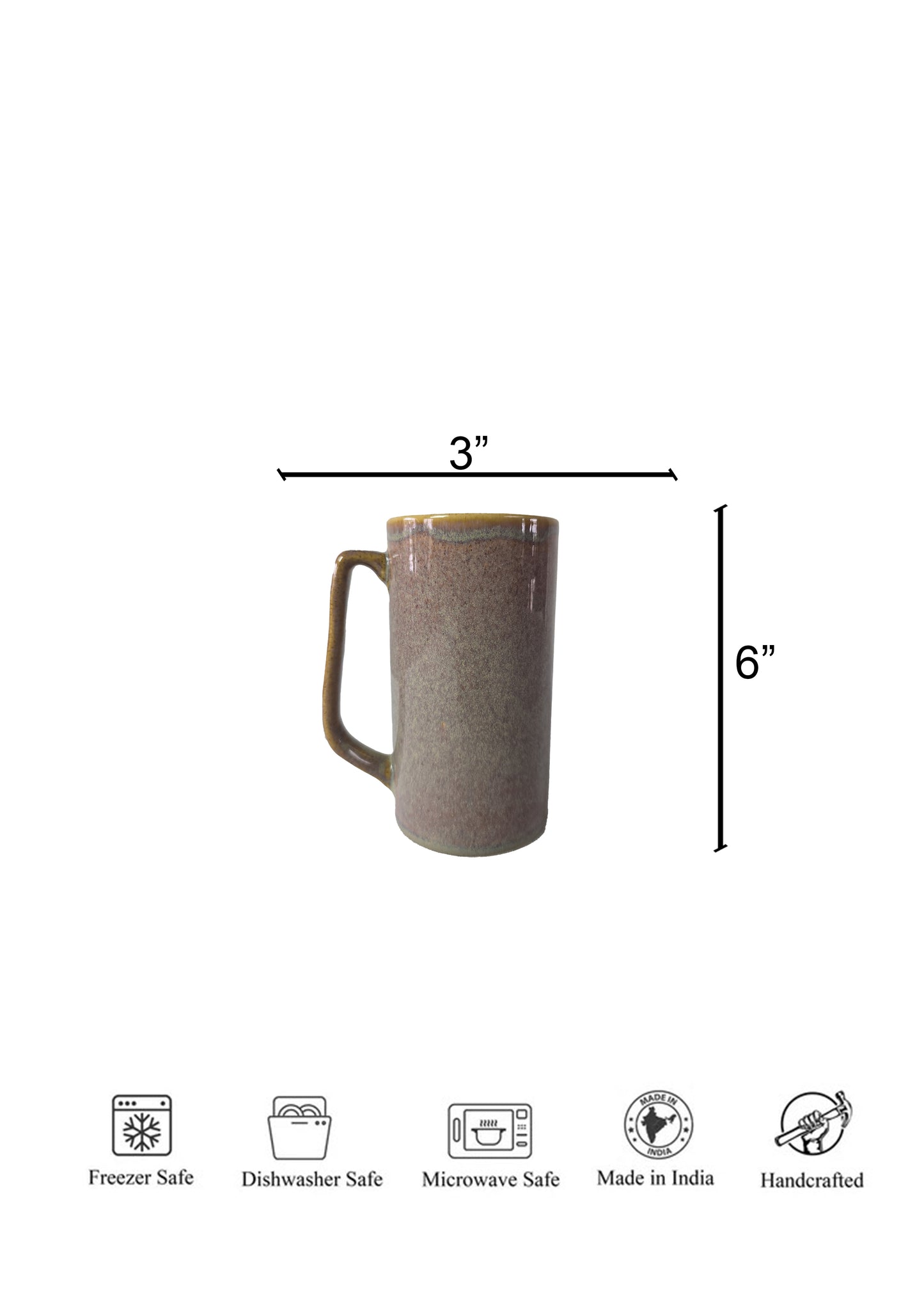 Light Brown Beer Mug