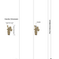 Golden Lilac Wardrobe Door Handle-Door Handles & Knobs-Folkstorys