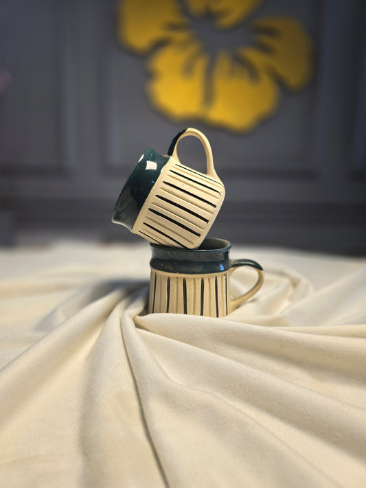 Earth Green Mugs set of 2