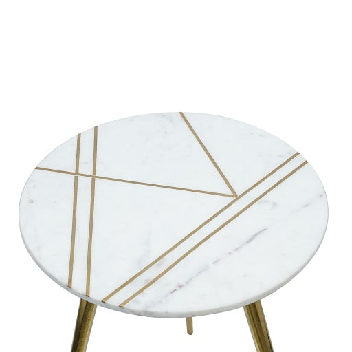 Brassblelinks Bright Marble Coffee Table