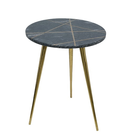 Brassblelinks Dark Marble Coffee Table