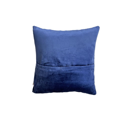 Blue velvet Cushion cover from folkstorys