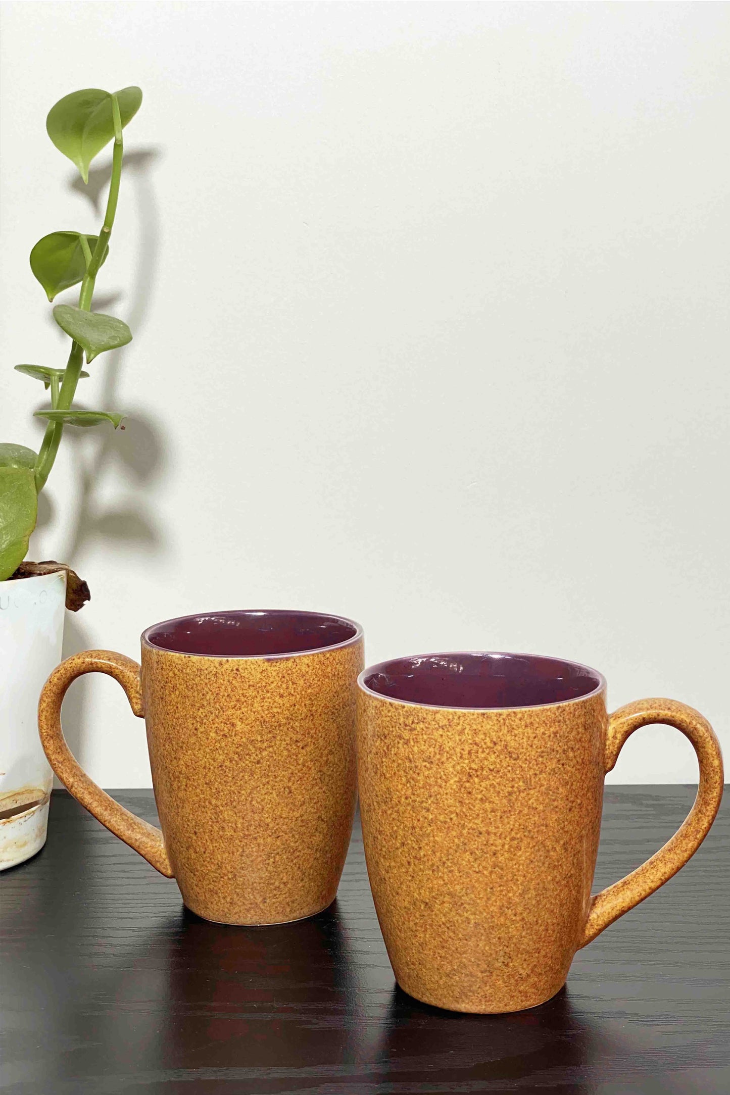 Brown Grained Mugs