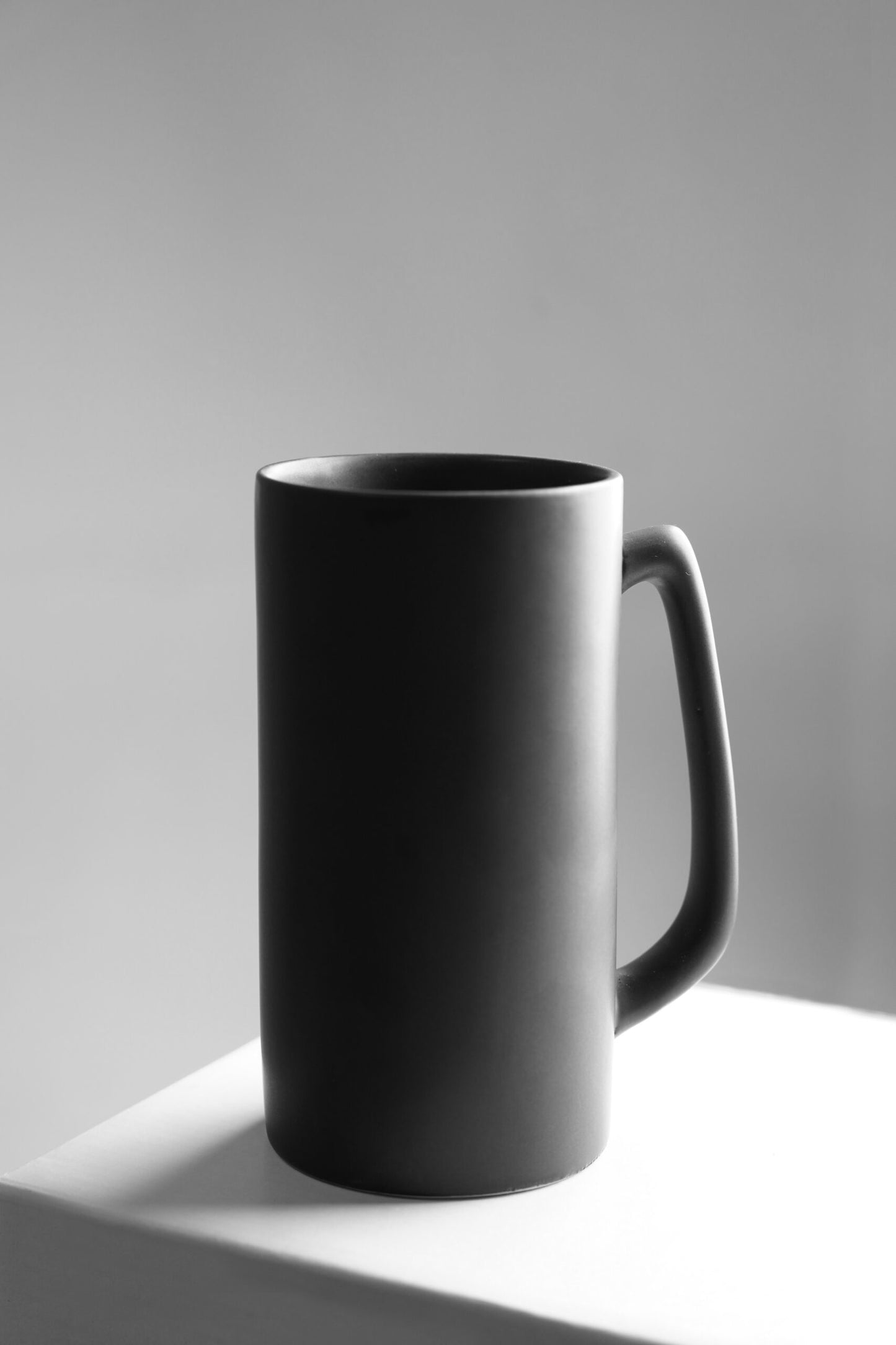 Black Oblong Beer Mug