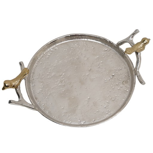 Silver Nest Serving Tray