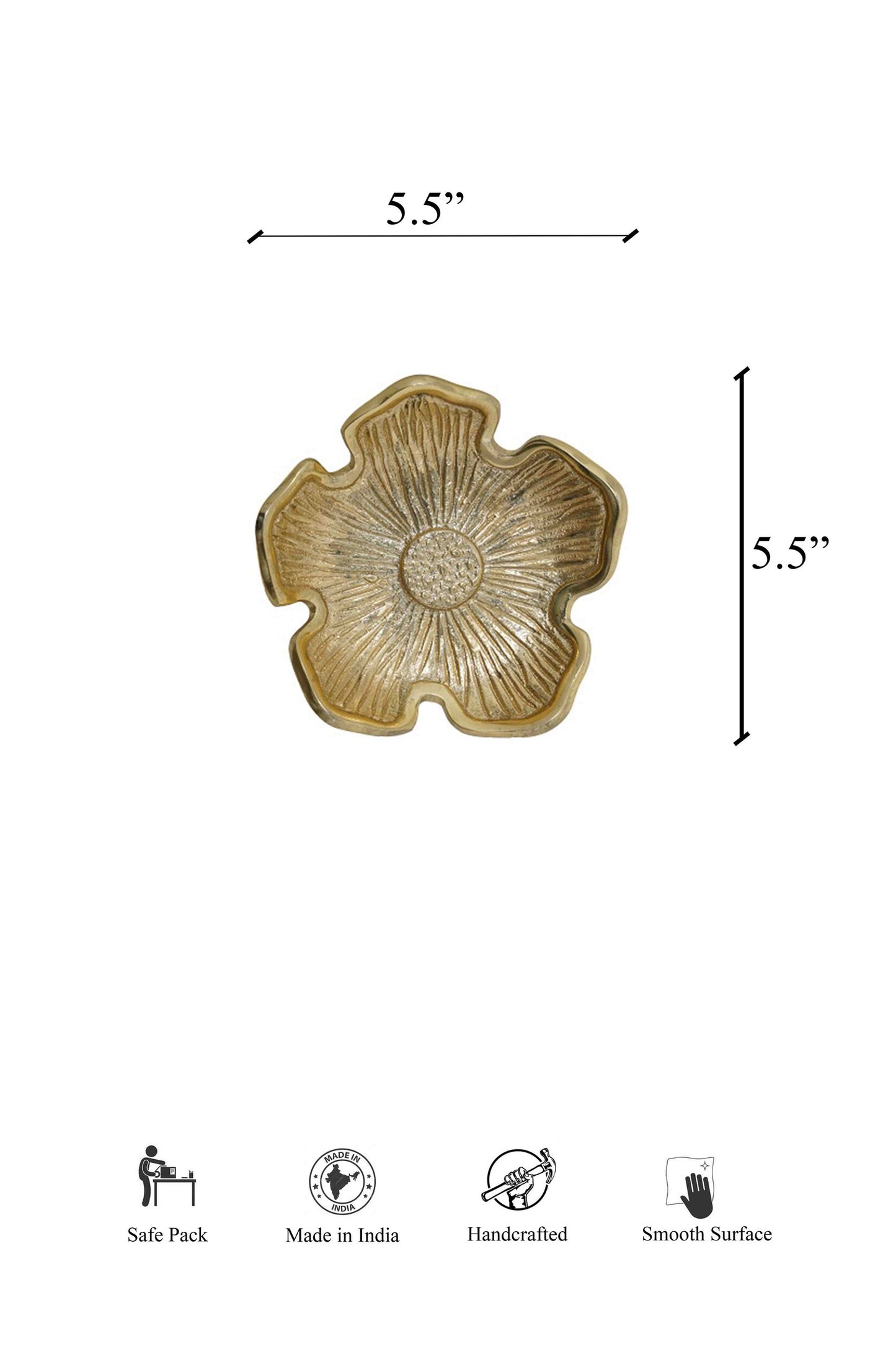 Tarini Brass Candle Dish