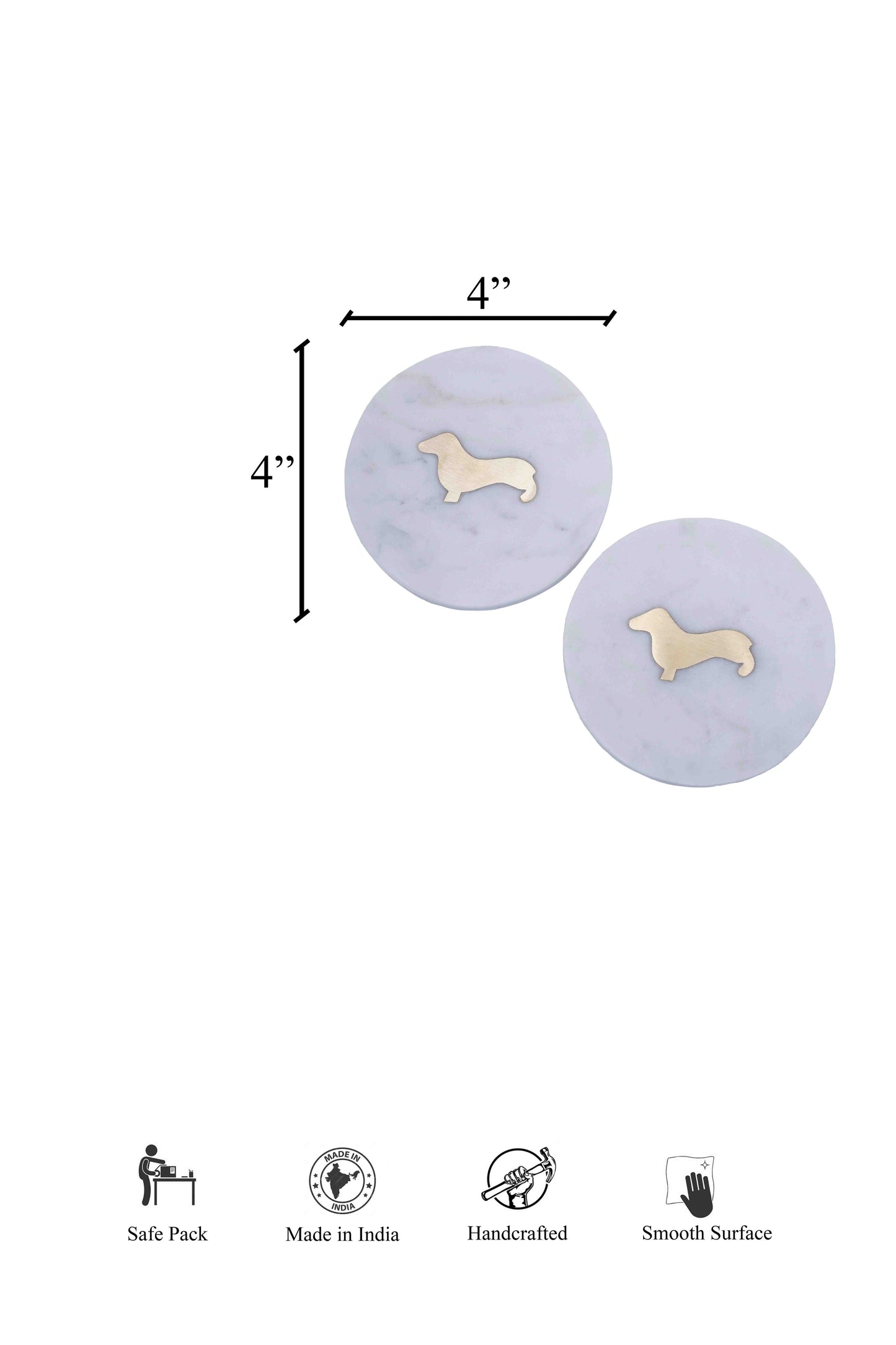 Good as Gold Coasters Set of 2