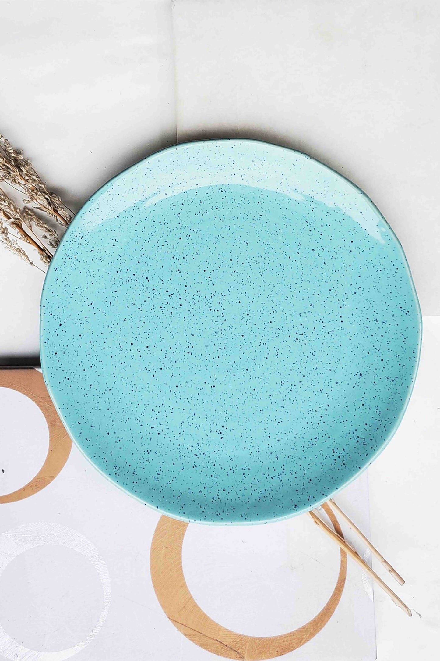 Aqua Organic Dinner Plate