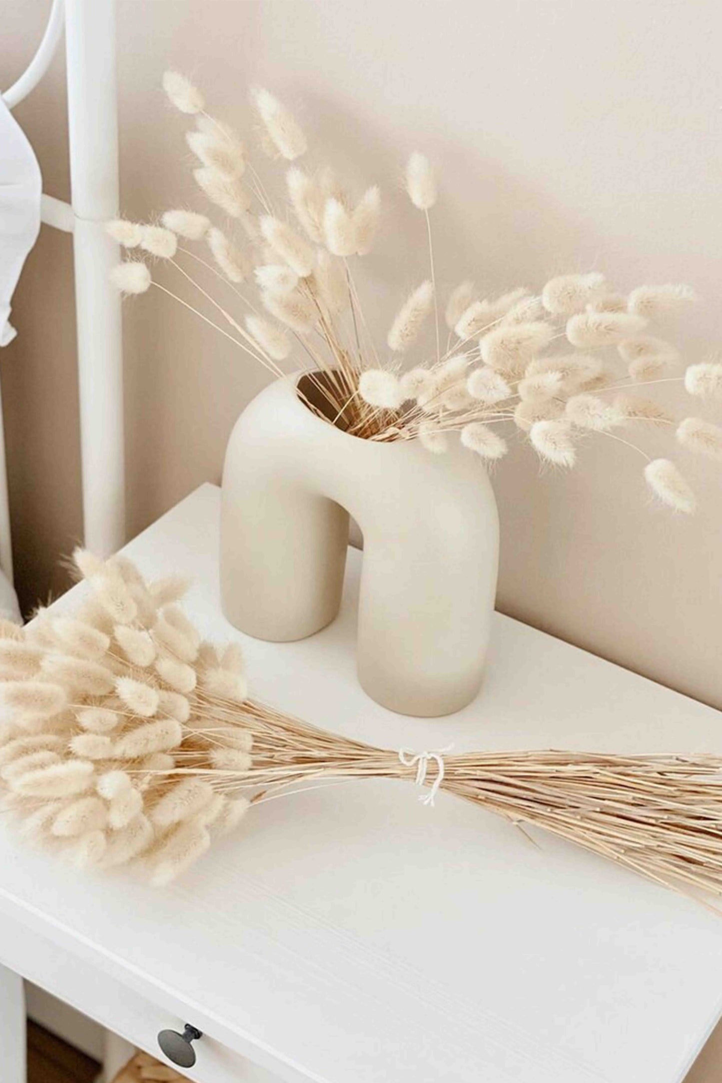 Sculptural Ivory Ceramic Vase