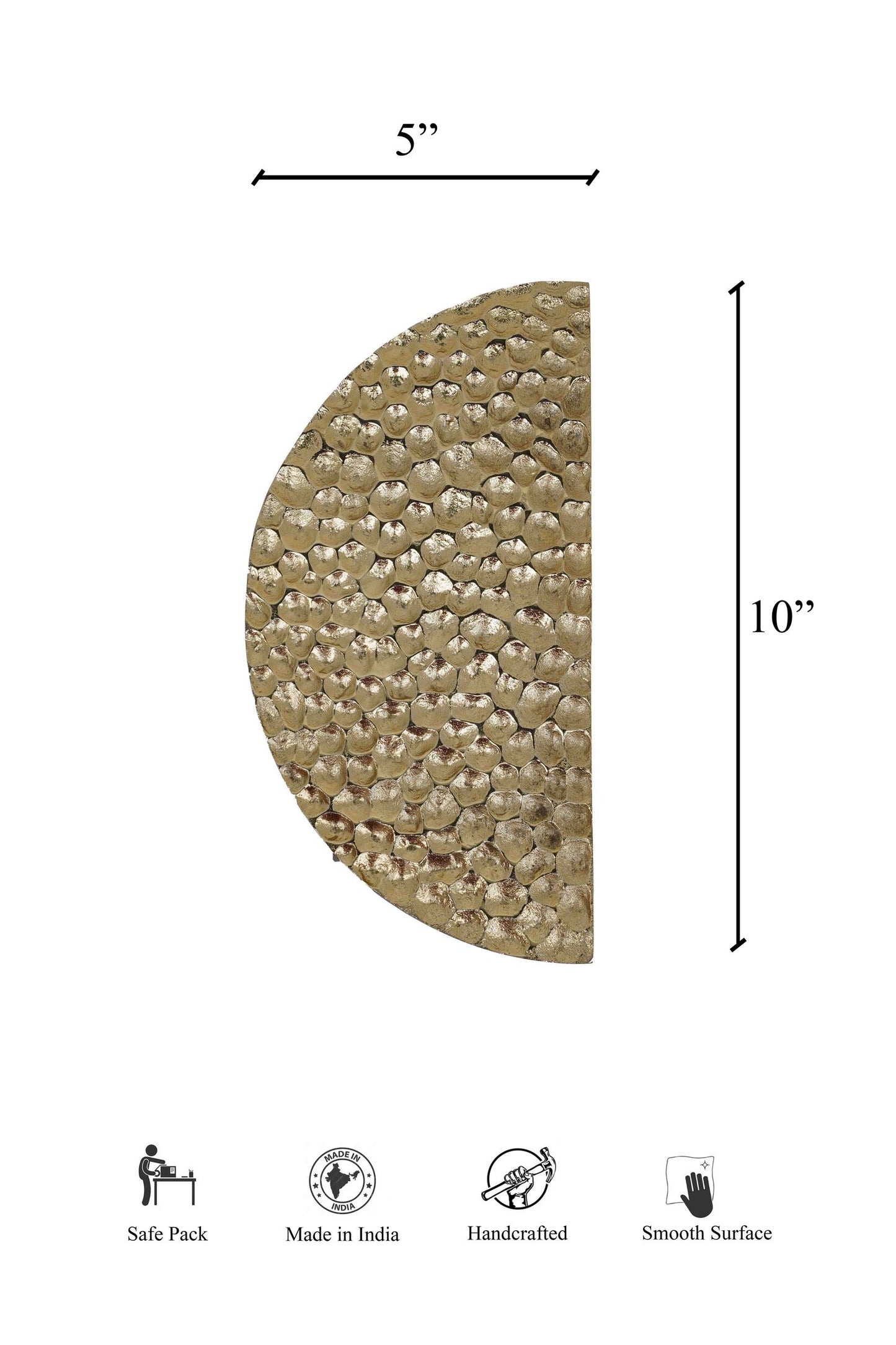 Semicircular Wardrobe Door Handle-Door Handles & Knobs-Folkstorys