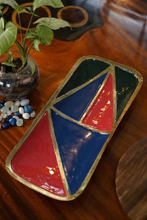 Pancharangi Meena Tray