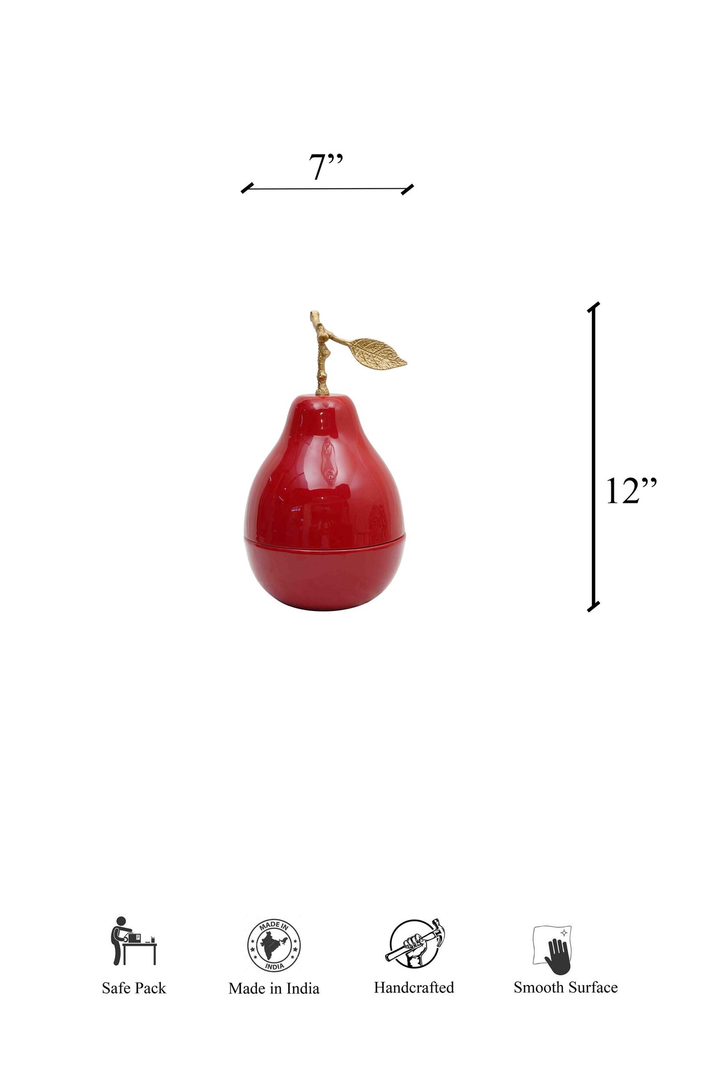Red Pear Ice Bucket