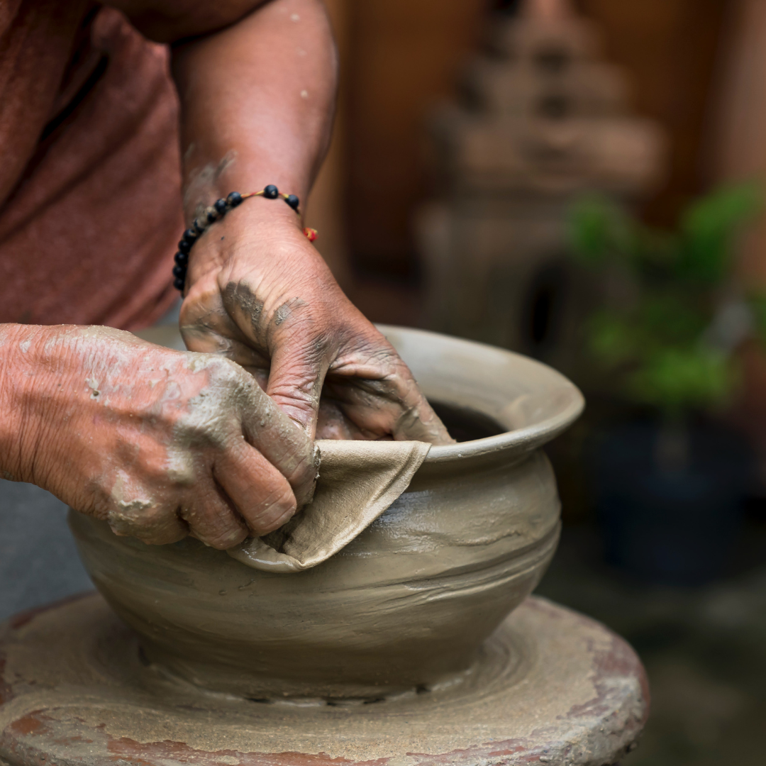 Blue Pottery