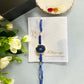 Aqua Gemstone Rakhi with Thread