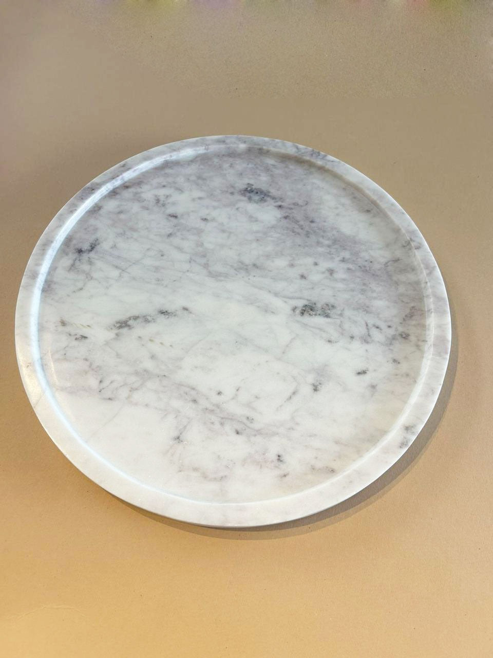 Prithvi Marble Platter Serving Tray