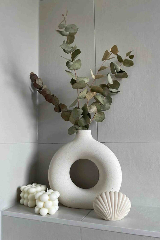 Folkstorys - Ivory Hoop Vase Gift Hampper