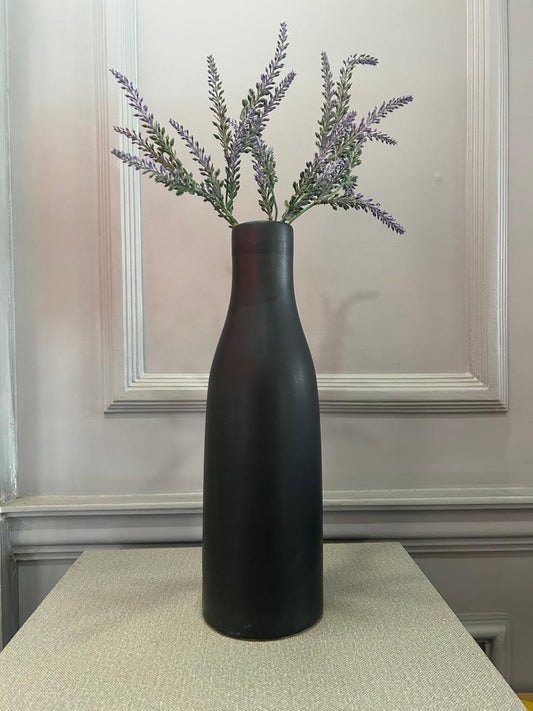 Black Bamboo Pottery Vase
