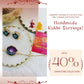 Chandini Gemstone Rakhi Bracelet WITH  Gemstone earrings