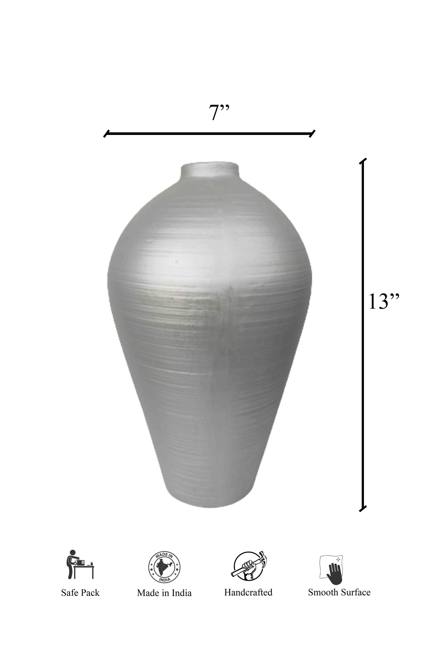 Nordic Grey Vase