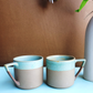Folkstorys Handmade ceramic earthen brown Coffe mugs set of 2