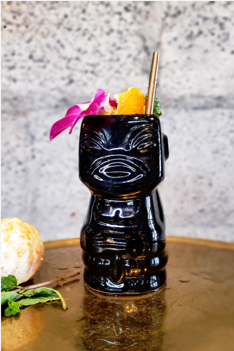 Grace Black Tikki Mug