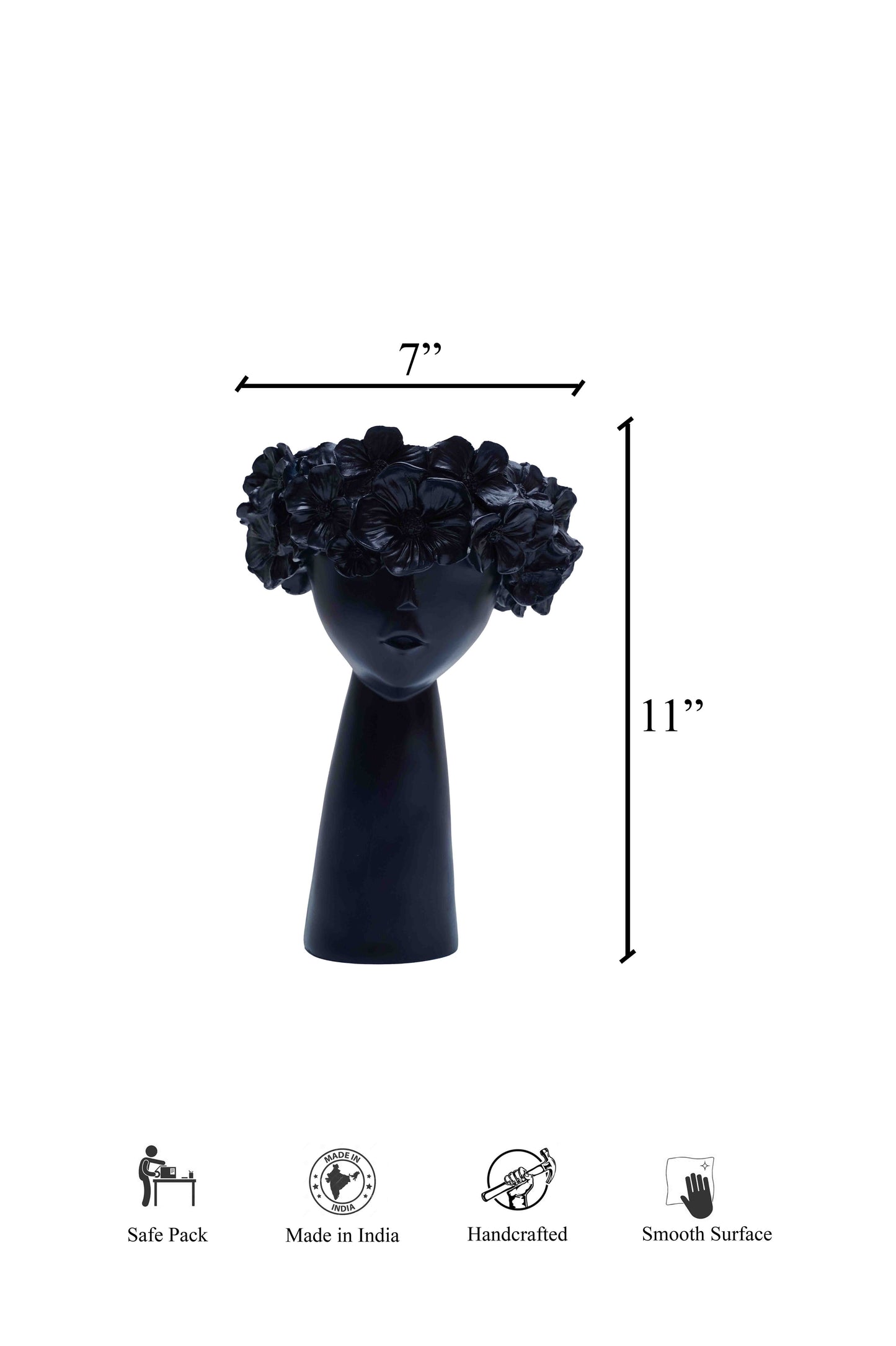 Dame Noire Vase