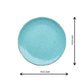 Aqua Organic Dinner Plate