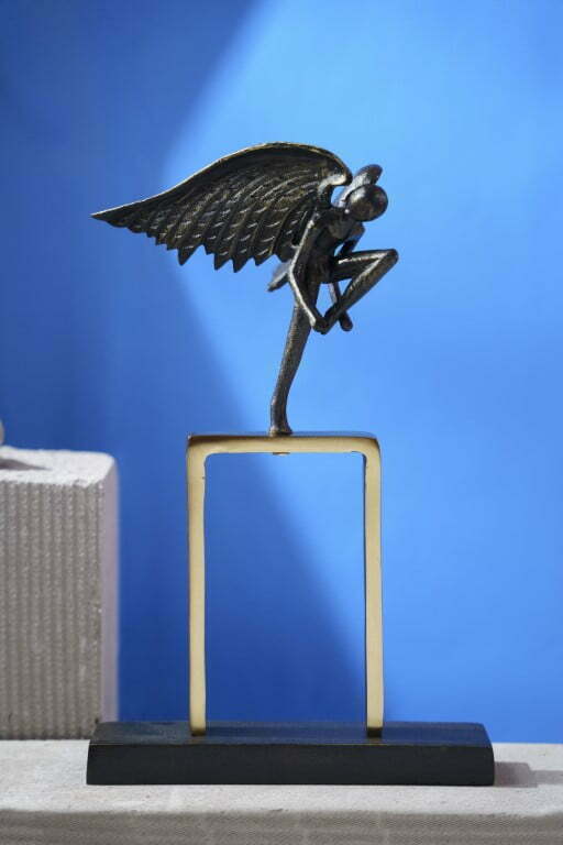 Male Angel metal sculpture