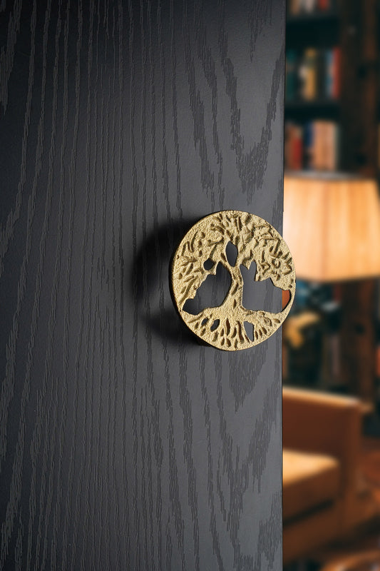 Banyan Wardrobe Circular Handle-Door Handles & Knobs-Folkstorys