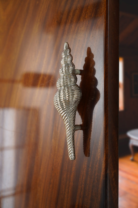 Silver Shank Wardrobe Door Designer Handle-Door Handles & Knobs-Folkstorys