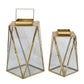 Brass Gold Lattice Lanterns