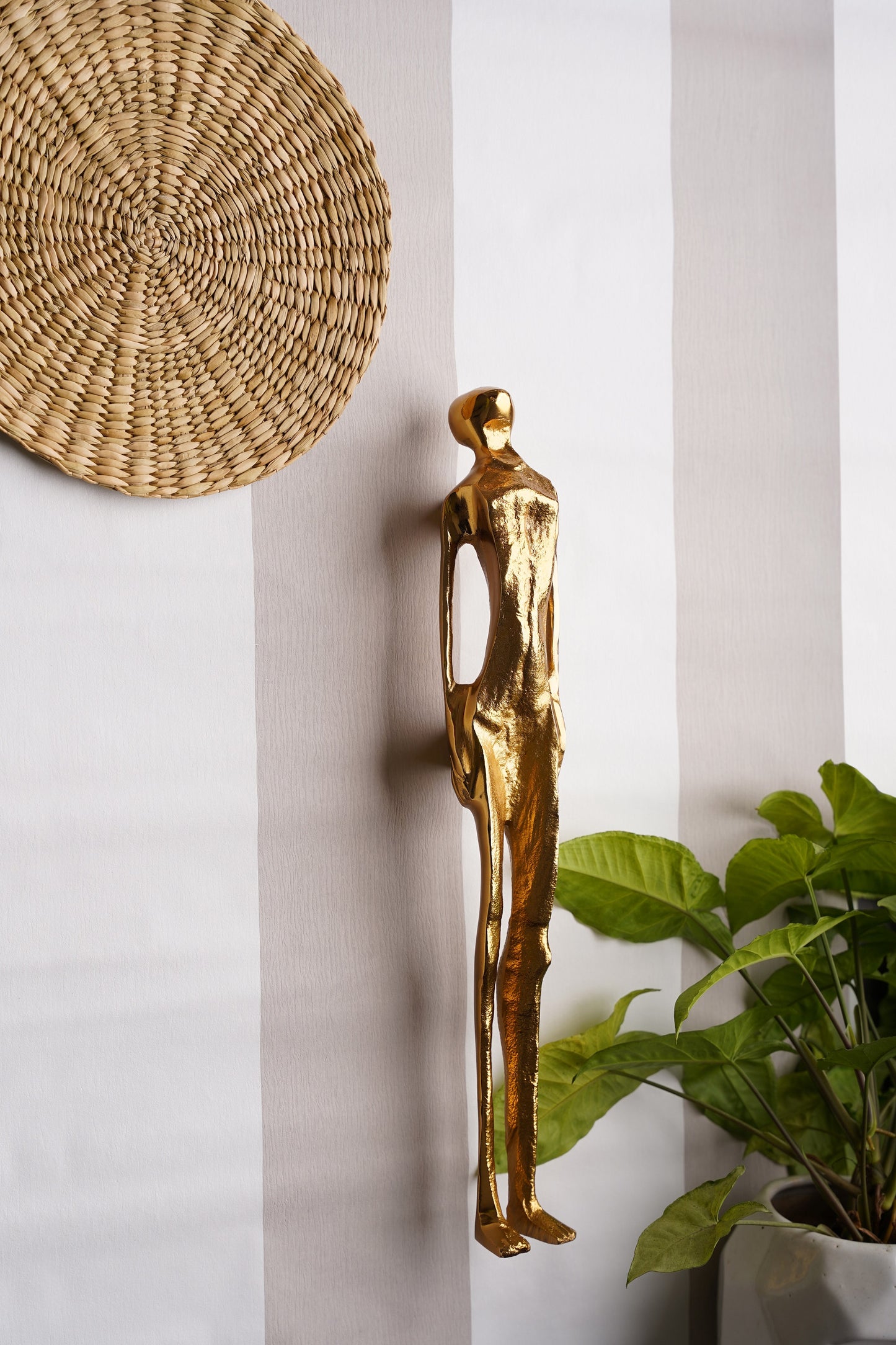 Golden Gradient Wall Decor