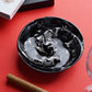 Monochrome Spiral Ashtray