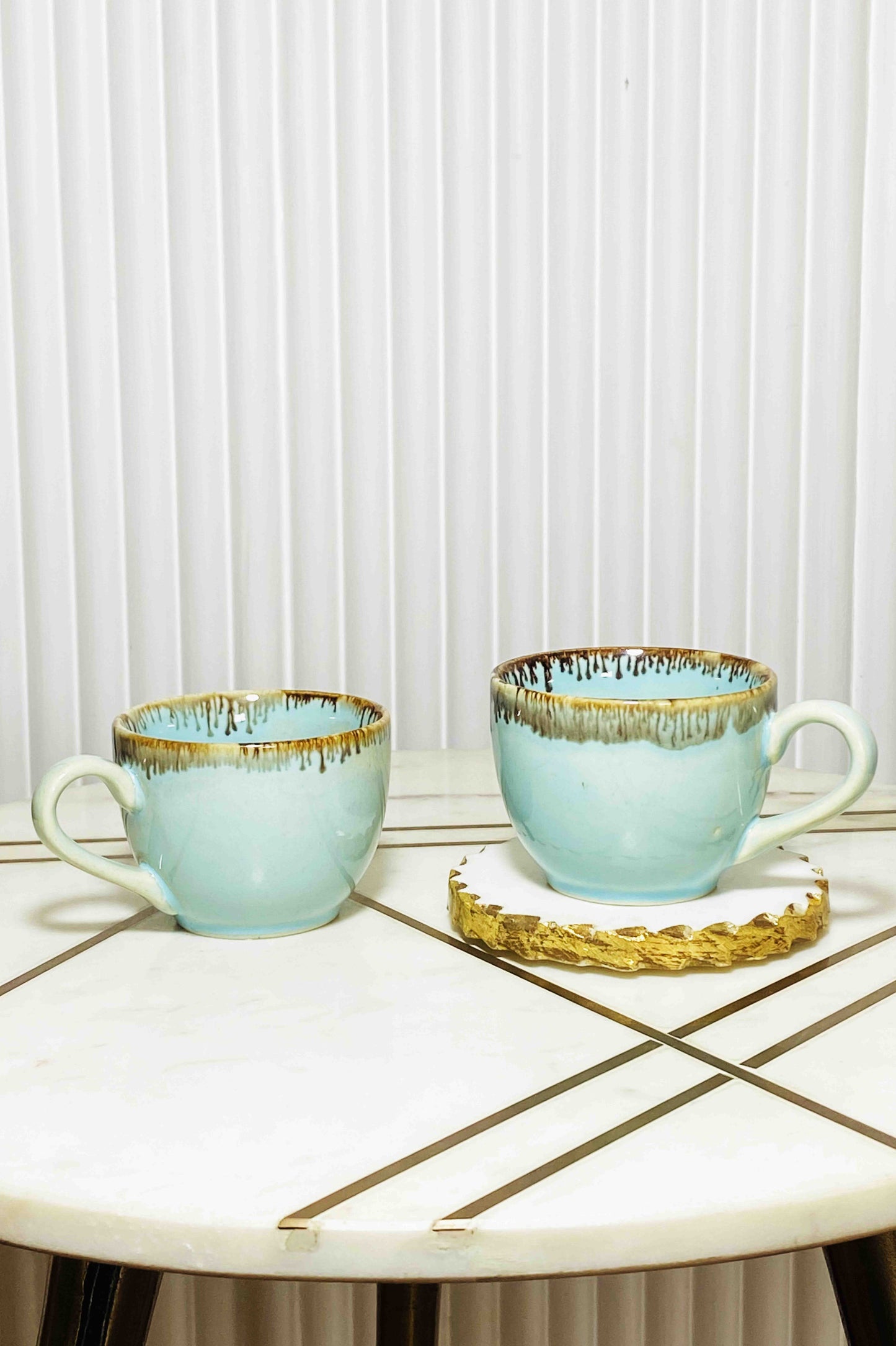 Azure Coffee Mugs Set of 2