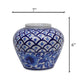 Cerulean Handpainted  Vase