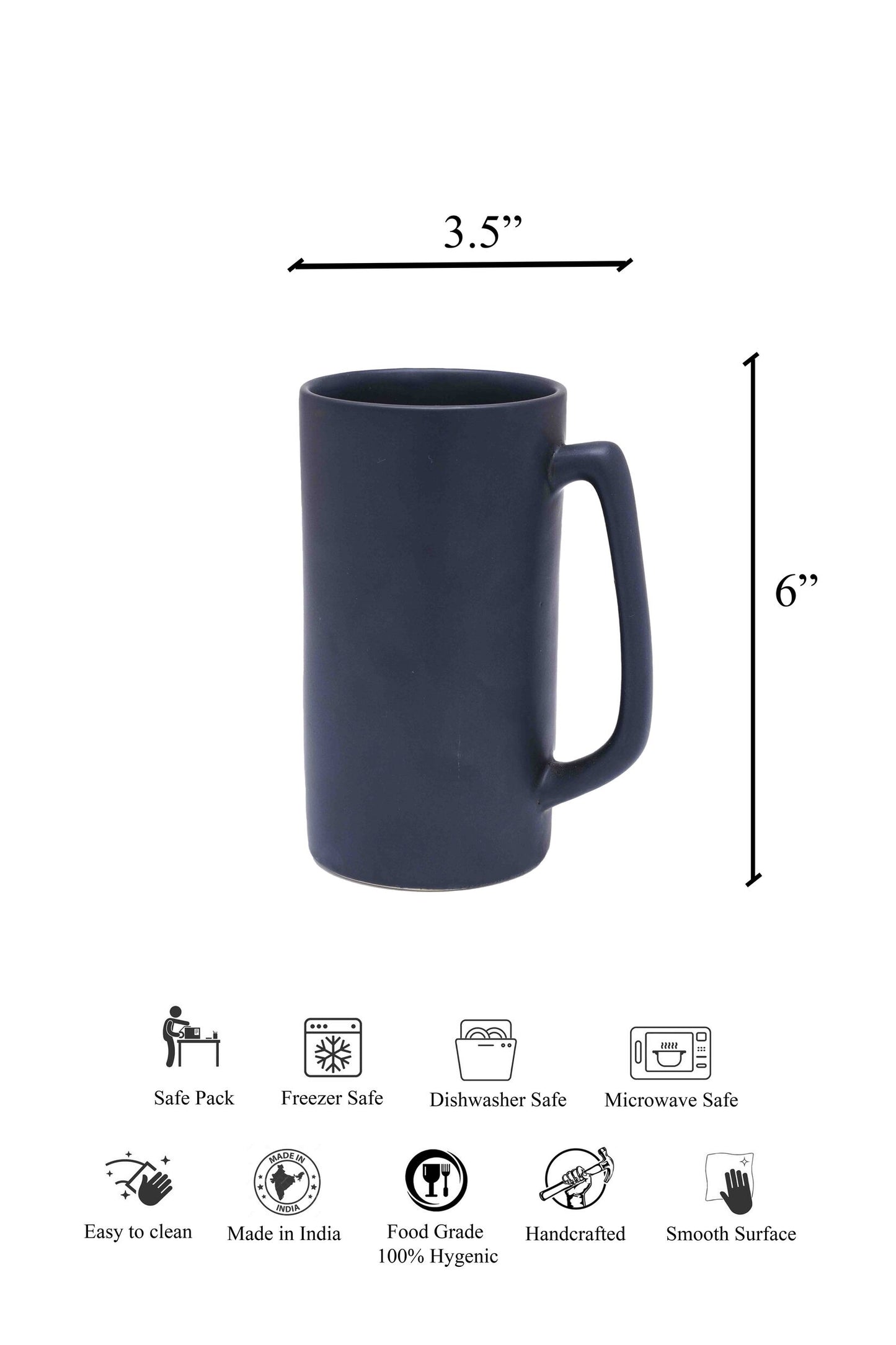 Oblong Beer Mug