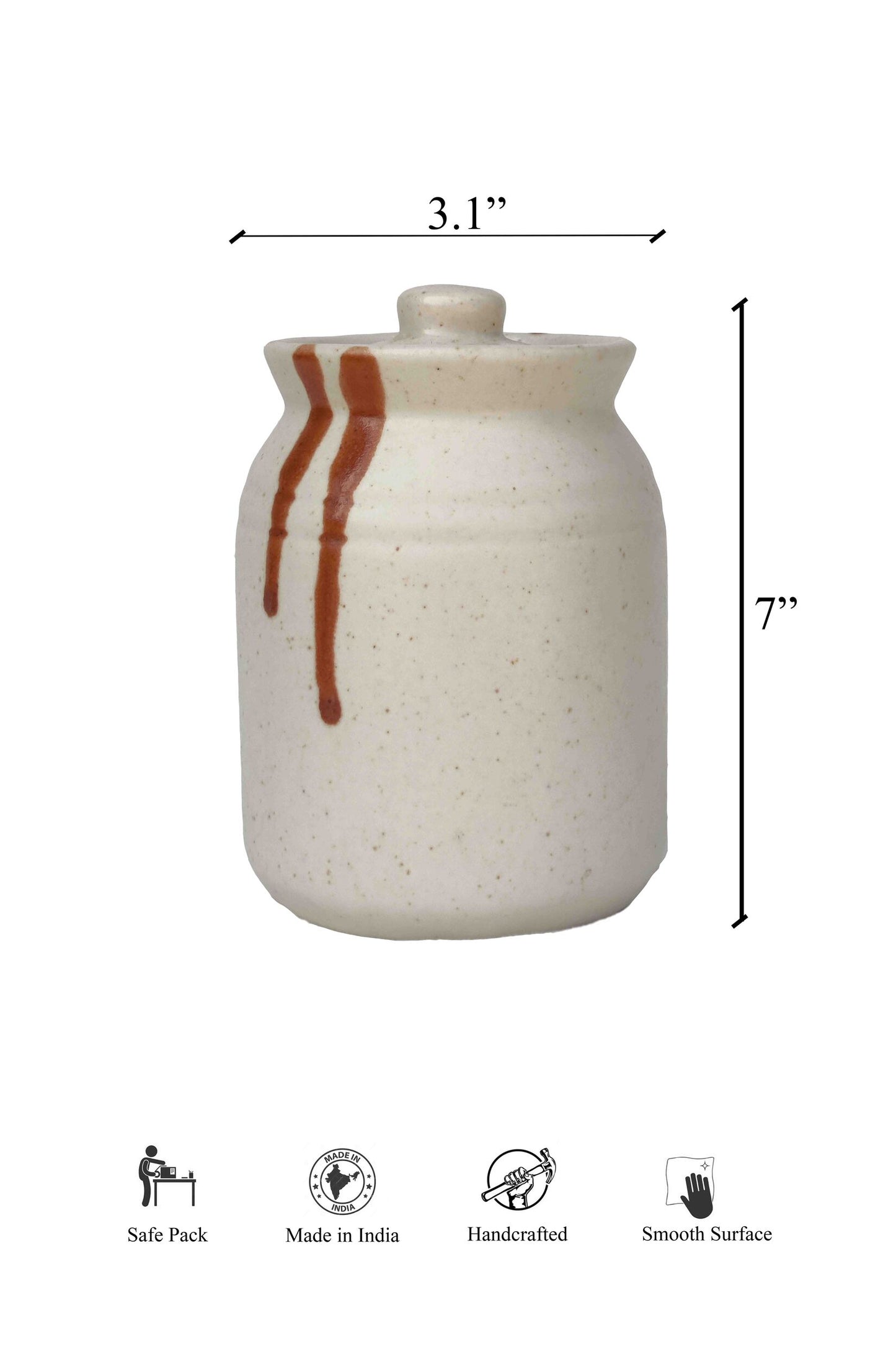 Mustard Storage Ceramic Jars