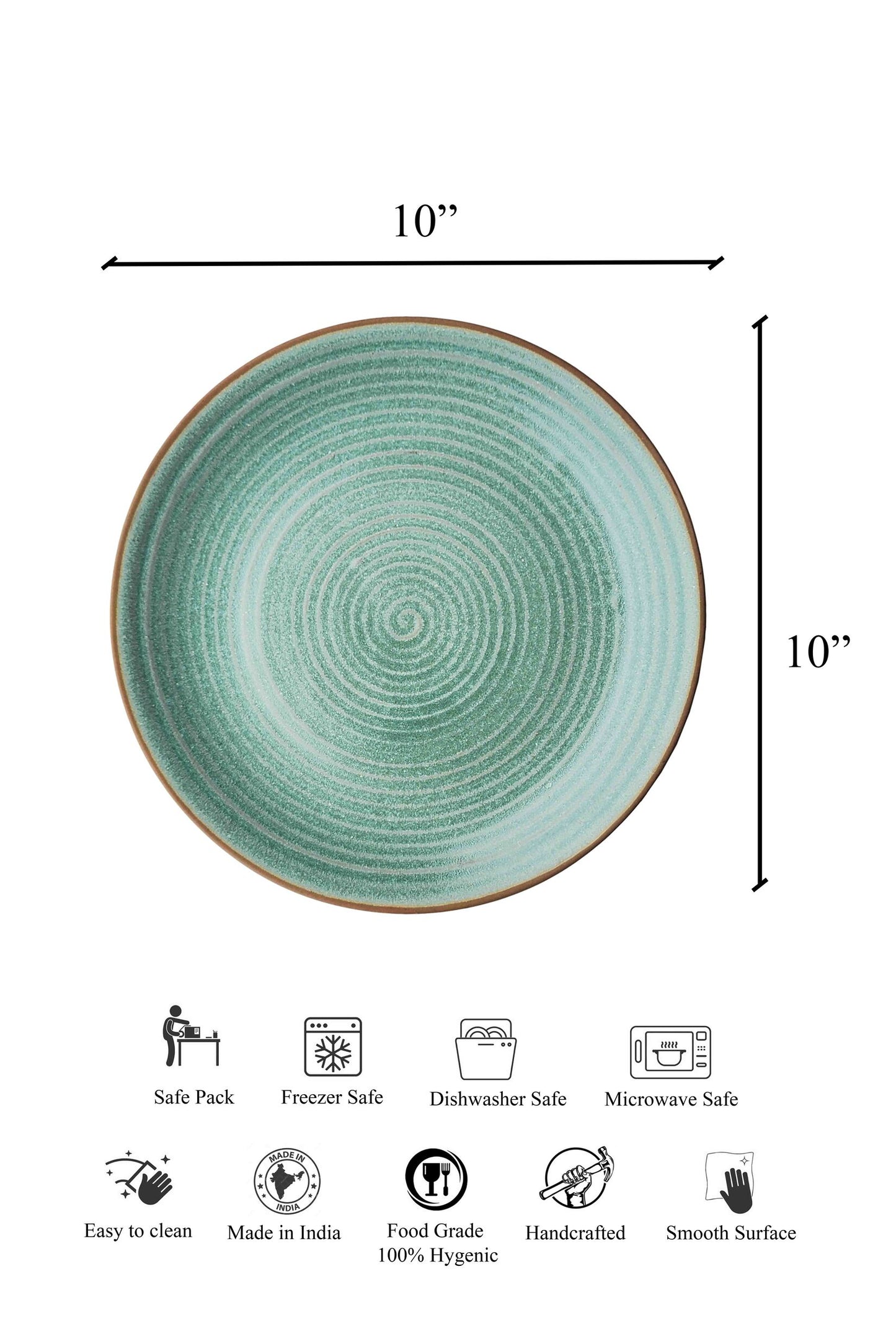 Circlet Azure Dinner Plate