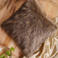 Brown Faux Fur Cover