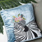 Zebra Velvet Cushion Cover