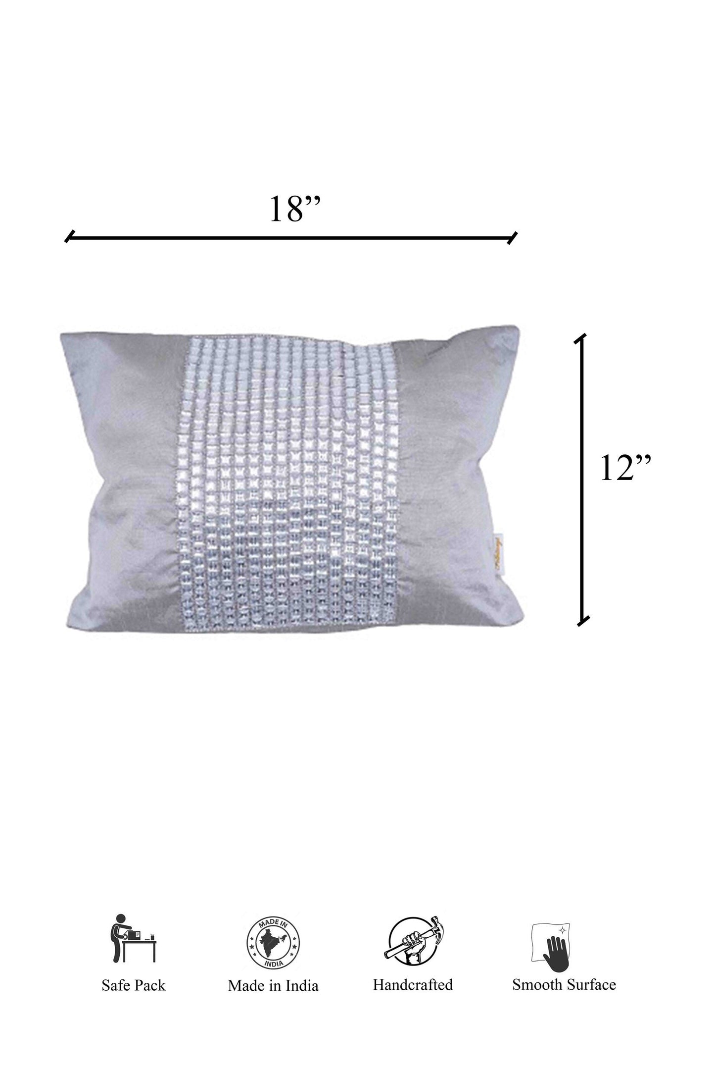 Silver Chic Cushion Cover