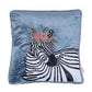 Zebra Velvet Cushion Cover