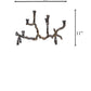 Tree Branch Metal Candleholder