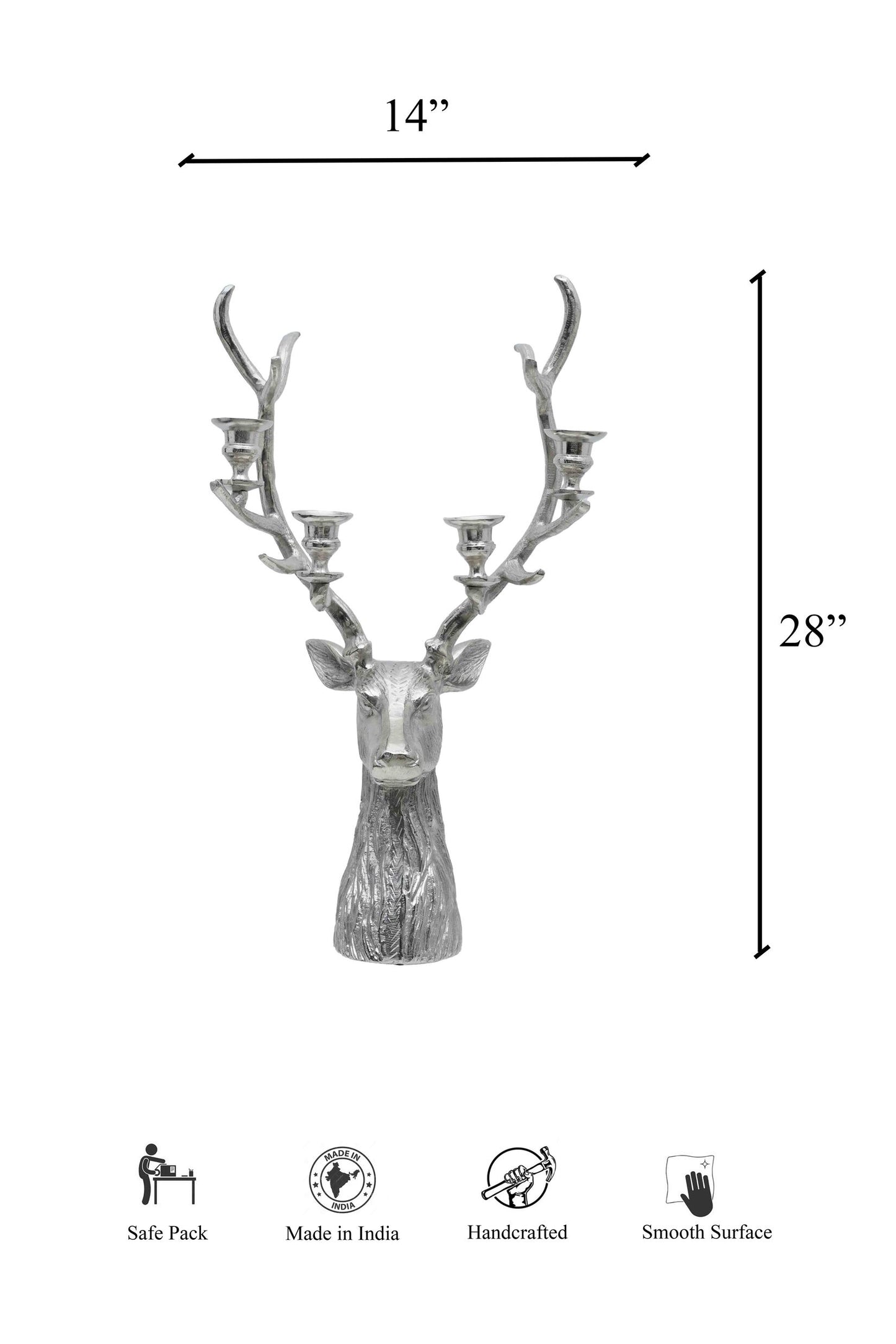 Bright Stag Candle Holder
