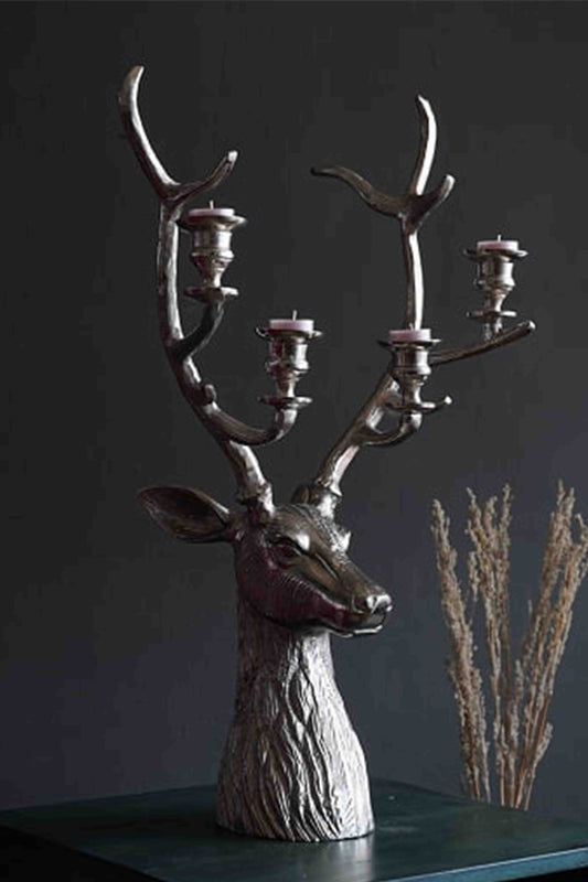 Bright Stag Candle Holder