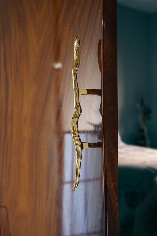 Linear Branch Wardrobe Door Handle-Door Handles & Knobs-Folkstorys